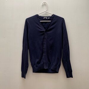 UNIQLO - Dark Blue Button Down V Cardigan